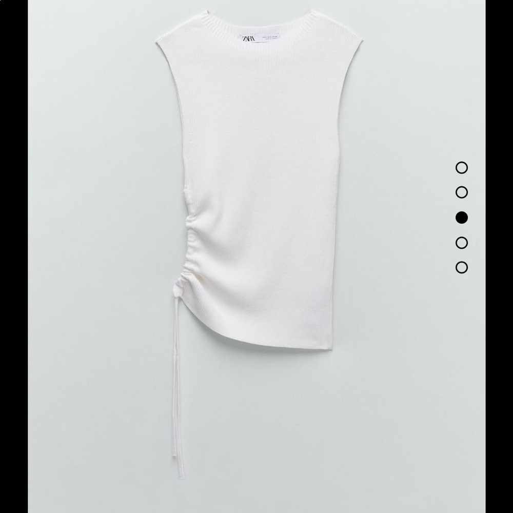 Zara ribbed tank